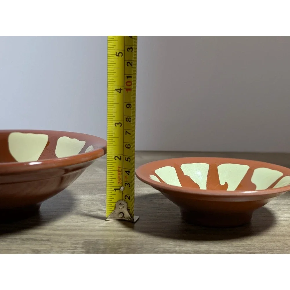 Mezze & Appetizer‎ Melamine Bowls Set of 5 Abstract Brown Cream Saudi Arabia
